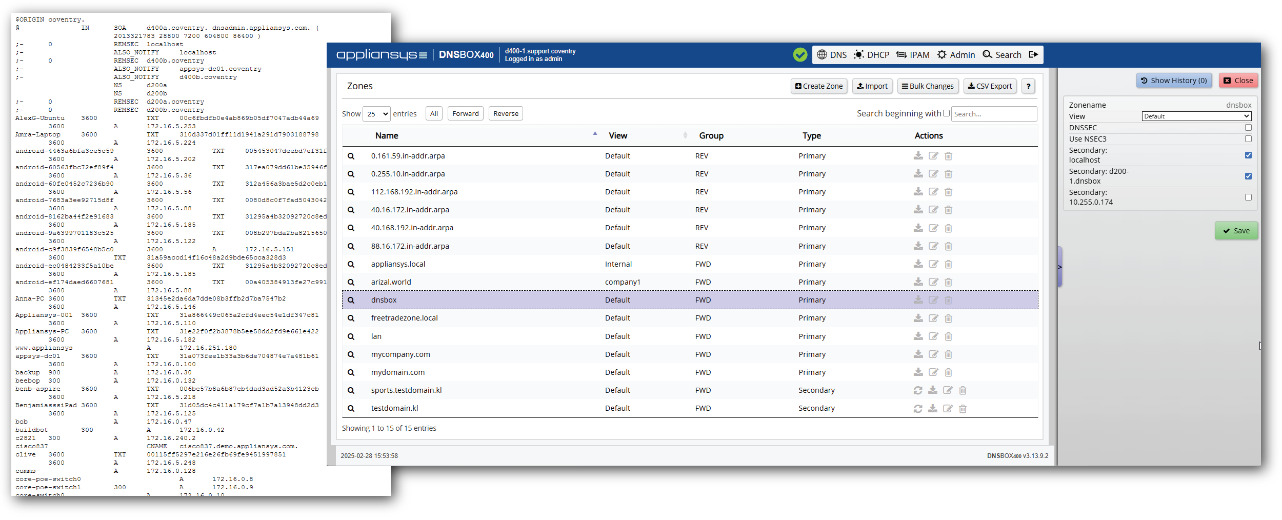 DNS Appliance - DNS Management Made Simple | ApplianSys